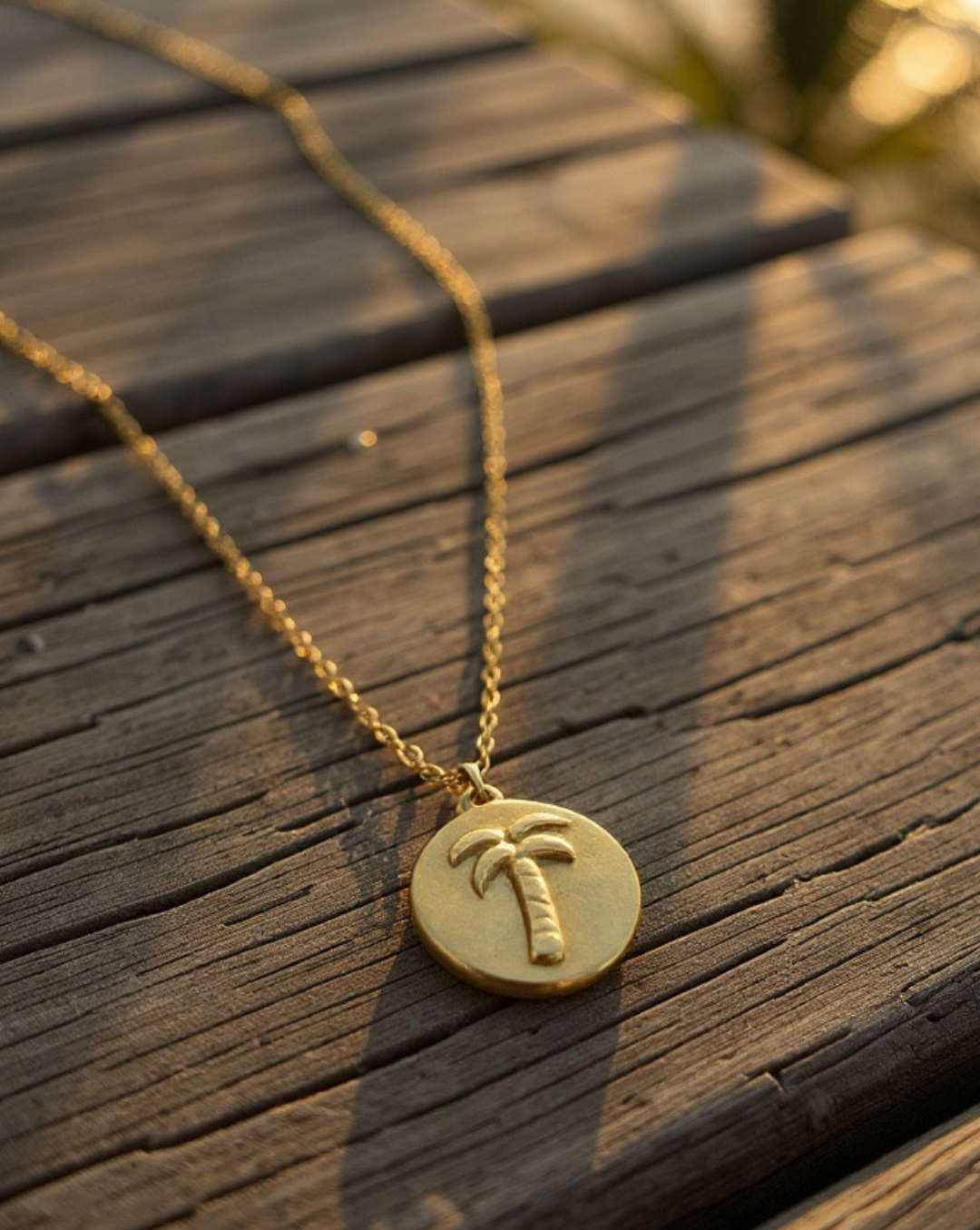 Côco palm tree medal